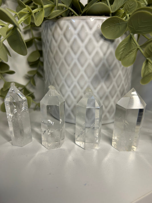 Clear Quartz Towers